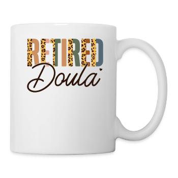 Doula Birth Worker Retraite - Mug blanc - blanc - Droite