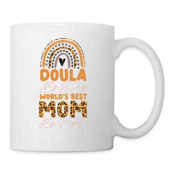 Doula Travailleuse à la naissance Doula par jour - Mug blanc - blanc - Droite