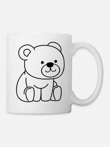 nounours - Mug blanc - blanc