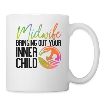 Nurse Midwife Birth Worker Pun - Mug - white - Right