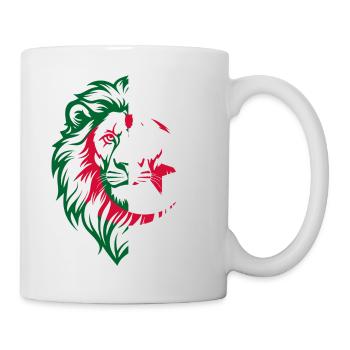 Algerian lion - Algeria gift idea - Mug - white - Right