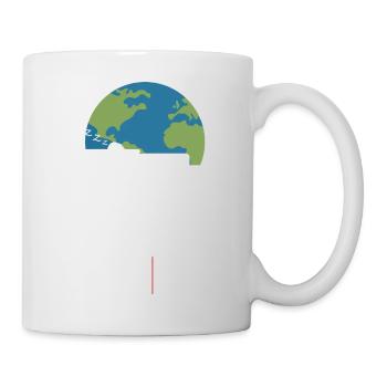 Backpacker le jour Couch Sleeper la nuit - Mug blanc - blanc - Droite