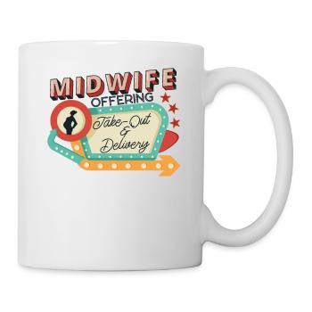 Nurse Midwife Birth Worker Midwife - Mug - white - Right