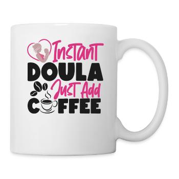 Doula Birth Worker Café Instantané - Mug blanc - blanc - Droite