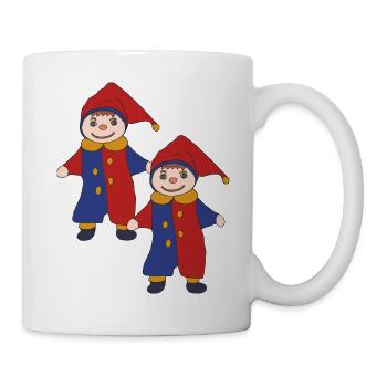 kasper zu zweit - Tasse - Weiß - Rechts