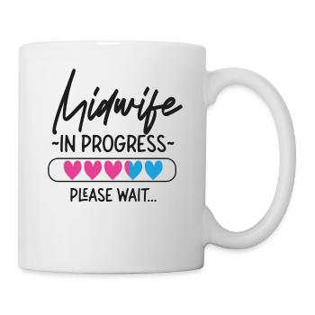 Infirmière Sage-femme Accoucheuse Étudiante - Mug blanc - blanc - Droite