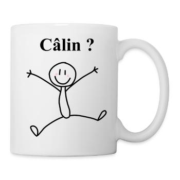 Fais moi un câlin - Mug blanc - blanc - Droite