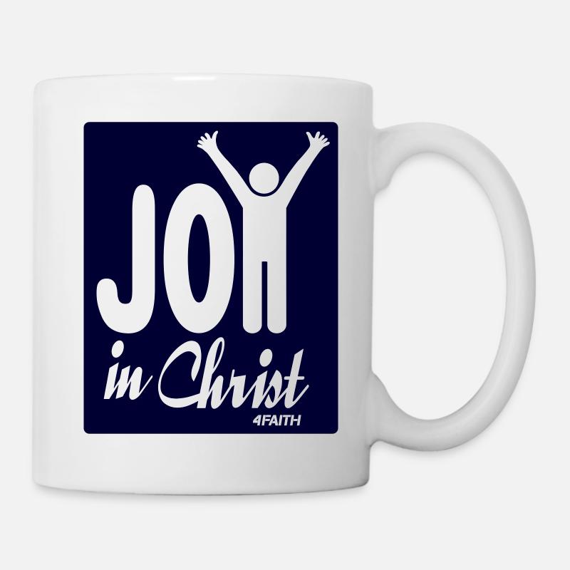 Joy through Christ - Mug - white