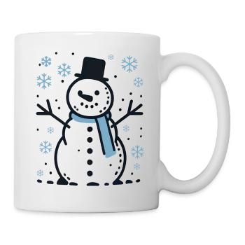Schneemann - Tasse - Weiß - Rechts