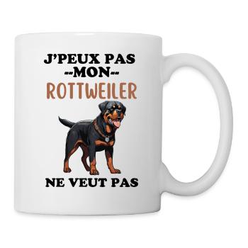 Rottweiler - Mug blanc - blanc - Droite