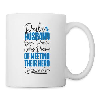 Doula Travailleuse à la naissance Mari Femme - Mug blanc - blanc - Droite