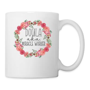 Doula accoucheuse Doula A.K.A. - Mug blanc - blanc - Droite