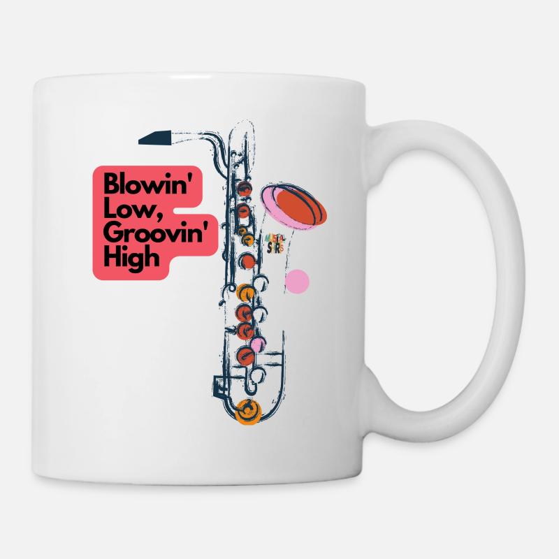 Blowin Low Groovin High - Mug blanc - blanc