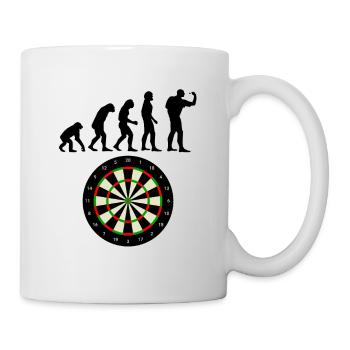 Die Dart Evolution - Tasse - Weiß - Rechts