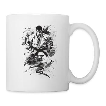 Jiu Jitsu, Art Martial, Boxe Thaïlandaise, - Mug blanc - blanc - Droite