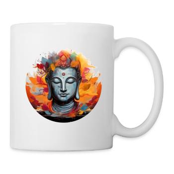 T-shirt Sérénité Bouddha Marque Vibration Positive - Mug blanc - blanc - Droite