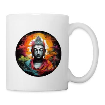 T-shirt Sérénité Bouddha Marque Vibration Positive - Mug blanc - blanc - Droite