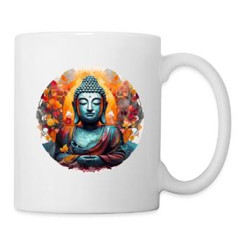 T-shirt Sérénité Bouddha Marque Vibration Positive - Mug blanc - blanc - Droite