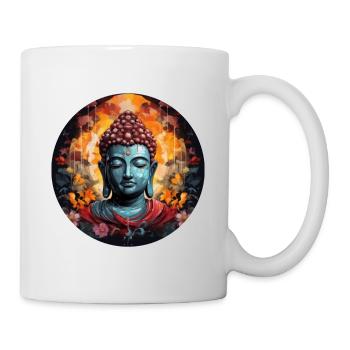 T-shirt Sérénité Bouddha Marque Vibration Positive - Mug blanc - blanc - Droite