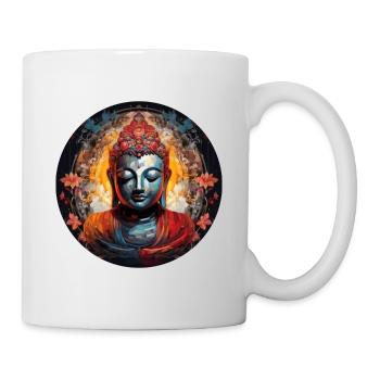 T-shirt Sérénité Bouddha Marque Vibration Positive - Mug blanc - blanc - Droite