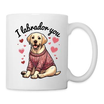 I Labrador You - Proof of Love - Friendship cute - Mug - white - Right