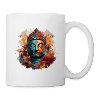 T-shirt Sérénité Bouddha Marque Vibration Positive - Mug blanc - blanc - Droite