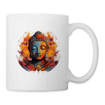 T-shirt Sérénité Bouddha Marque Vibration Positive - Mug blanc - blanc - Droite