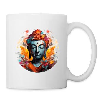 T-shirt Sérénité Bouddha Marque Vibration Positive - Mug blanc - blanc - Droite