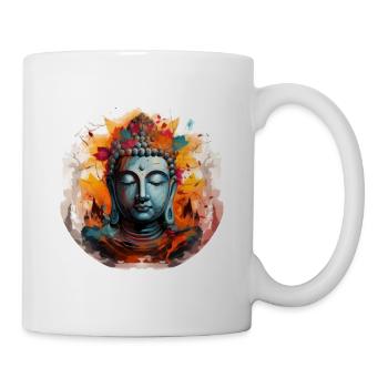 T-shirt Sérénité Bouddha Marque Vibration Positive - Mug blanc - blanc - Droite
