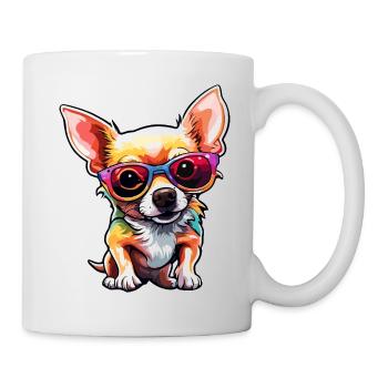 Chihuahua / small dog / animal / tiny / breed - Mug - white - Right