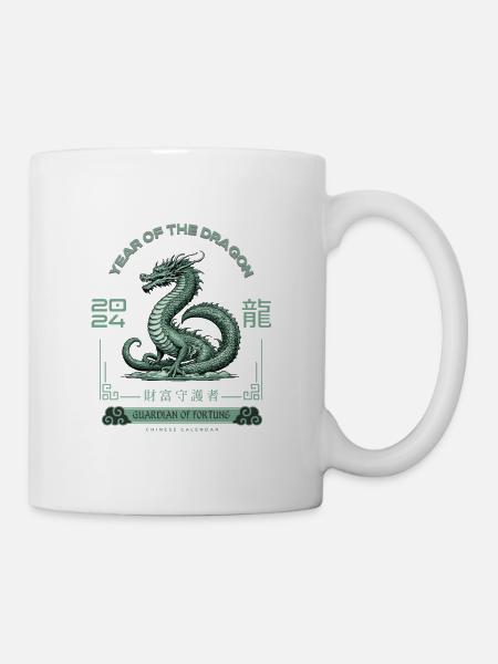 Dragon Guardian of Fortune - Mug - white