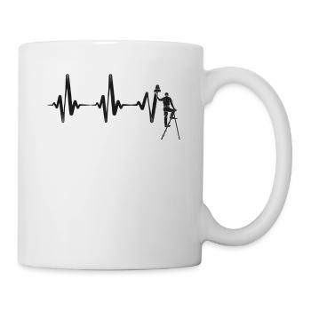 House Painter Decorator Heartbeat - Mug - white - Right