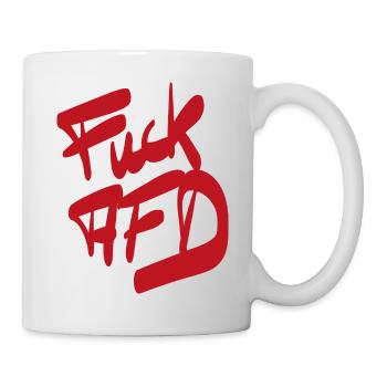 FCK AFD red - Mug - white - Right