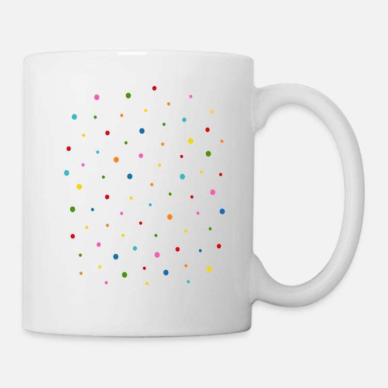 Konfetti - Tasse - Weiß