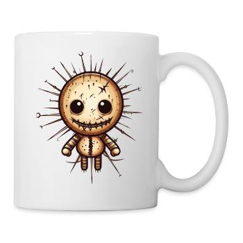 Voodoo Puppet, einzigartige urbane City Fashion - Tasse - Weiß - Rechts