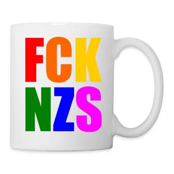 Fck nzs - Tasse - Weiß - Rechts