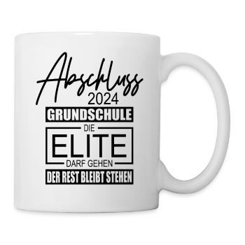 Abschluss 2024 Grundschule - Tasse - Weiß - Rechts