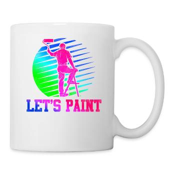 House Painter Decorator Retro 80s - Mug - white - Right