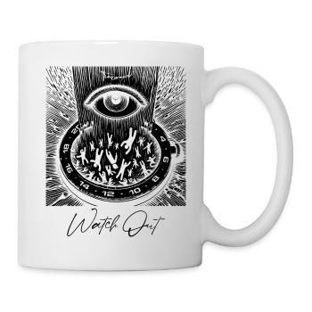 Watch Collector Pitfall - Black (Back Print Only) - Mug - white - Right