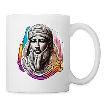 Egypte / Pharaon / Momies / Hiéroglyphes / Sphinx - Mug blanc - blanc - Droite