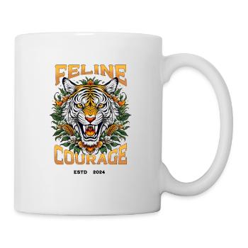 Rugissement Intrépide - Mug blanc - blanc - Droite