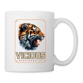 Vicious Rebelwear Co. - Mug blanc - blanc - Droite