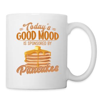 Pancake Lover Kids Today's Good - Tasse - Weiß - Rechts