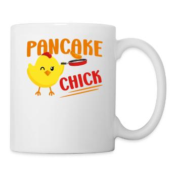Pancake Lover Kids Chicken Girl - Tasse - Weiß - Rechts