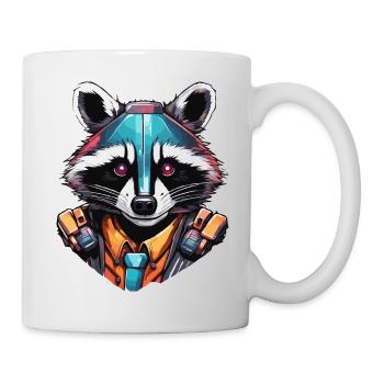 Roboter Tier / KI / Mechanisierte Tiere / Comic - Tasse - Weiß - Rechts