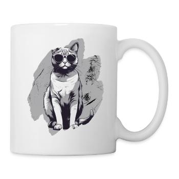 Mignon chat chat animal de compagnie siamois persan idée cadeau - Mug blanc - blanc - Droite