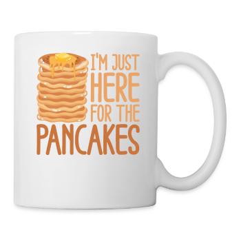Amoureux des crêpes les enfants, je suis juste là - Mug blanc - blanc - Droite