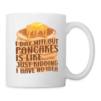 Amoureux des crêpes Les enfants Une journée sans - Mug blanc - blanc - Droite
