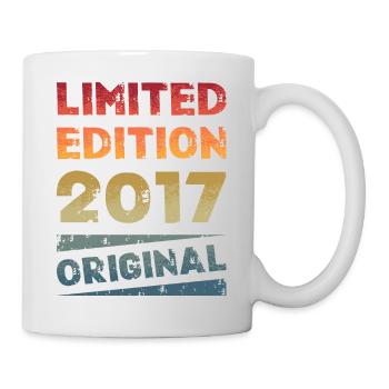 Limited Edition Geburtstag Party Jahrgang 2017 - Tasse - Weiß - Rechts
