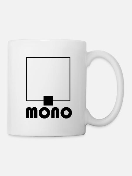 Mono - Tasse - Weiß
